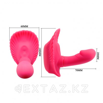 Клиторальный стимулятор с вагинальным плагом, 30 функций от sex shop Extaz фото 4