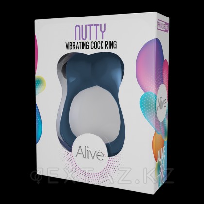 Эрекционное кольцо с вибрацией Nutty от Alive от sex shop Extaz фото 2