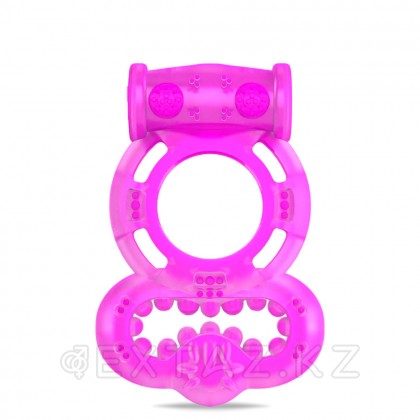 Виброкольцо LUXE VIBRO Бархатный молот (+ презерватив) от sex shop Extaz