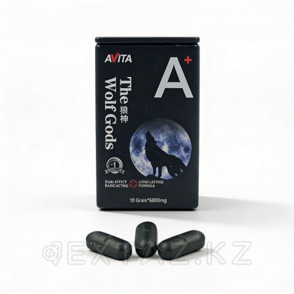 Средство для продления эрекции The wolf Gods (10 таблеток) от sex shop Extaz