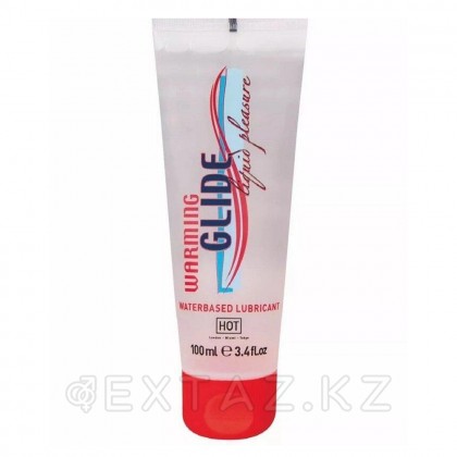 Лубрикант на водной основе с согревающим эффектом WARMING GLIDE HOT 100 мл. от sex shop Extaz