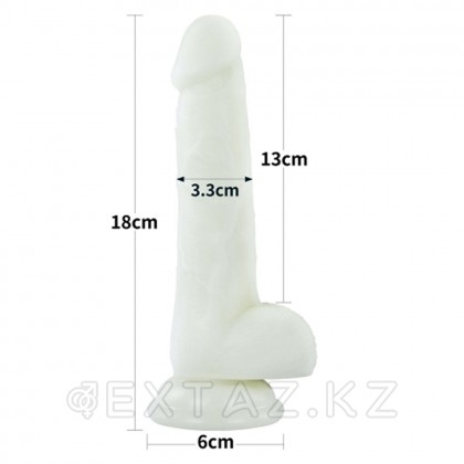 Фаллоимитатор Lumino Play светящийся в темноте (13*3,3 см) от sex shop Extaz фото 3