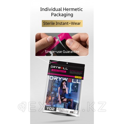 Эротическая бодисетка с имитацией чулок Drywell (S-M) от sex shop Extaz фото 10