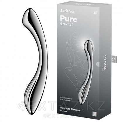 Металлический фаллоимитатор Satisfyer Pure Gravity 1 (22*3,4) от sex shop Extaz фото 2