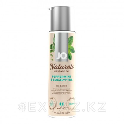 Массажное масло JO - Peppermint & Eucalyptus/Мята и эвкалипт 120 mL от sex shop Extaz