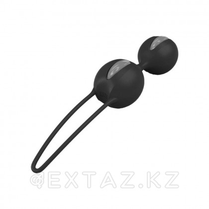 Вагинальные шарики Fun factory SMARTBALLS DUO, черно-серые от sex shop Extaz фото 2