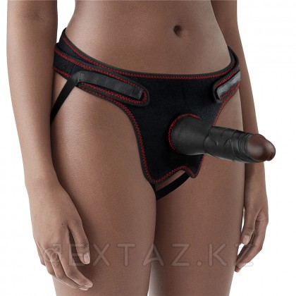 Страпон на трусиках Ingen (19*5 см) в чёрном цвете от sex shop Extaz фото 7
