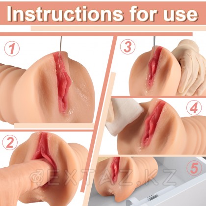 Реалистичный мастурбатор SHEQU JUDITH  от sex shop Extaz фото 9