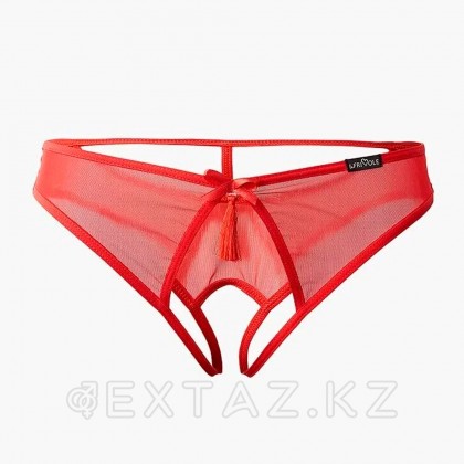 Трусики из сетки с доступом и кисточкой Le Frivole Easy to love (S/M, 42-44) от sex shop Extaz