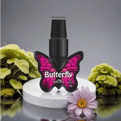 Возбуждающий клиторальный гель BUTTERFLY со вкусом вишни (20 мл.) от sex shop Extaz фото 2