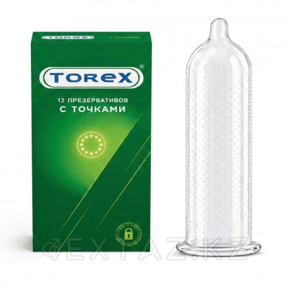 Презервативы с точками - TOREX 12 шт. от sex shop Extaz