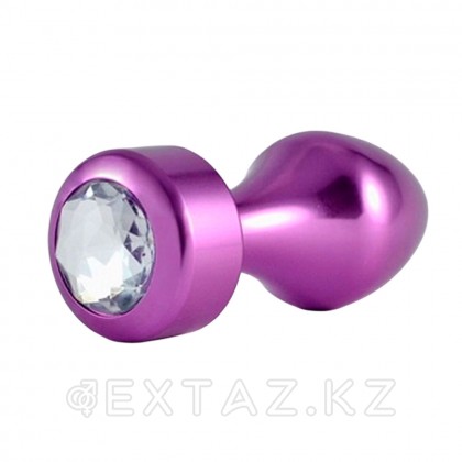 Анальная пробка с кристаллом (8×3 см) от sex shop Extaz