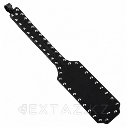 Шлепалка кожаная Sex Game черная от sex shop Extaz