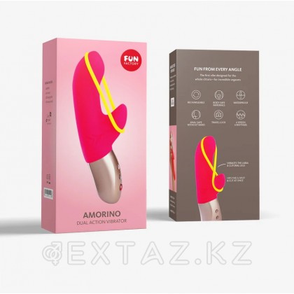 Вибратор AMORINO от Fun Factory (розовый/золотой) от sex shop Extaz фото 3