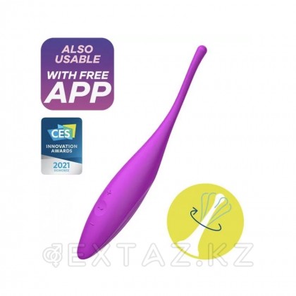 Вибратор для клитора Satisfyer Twirling Joy fuchsia от sex shop Extaz фото 2