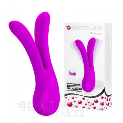 Анатомический вибромассажёр для пар Ulysses (16.5 Х 2.8 cm) от sex shop Extaz фото 5