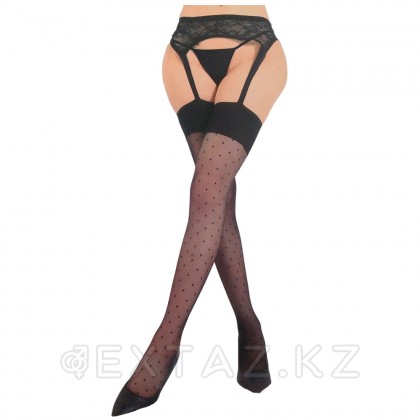 Чулки в мелкий горошек от sex shop Extaz
