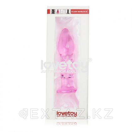 Стеклянный анальный стимулятор (розовый) от sex shop Extaz фото 2