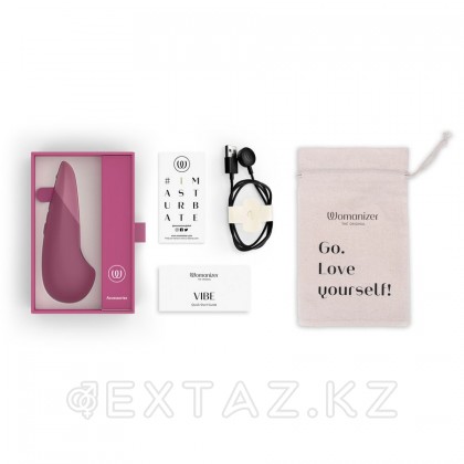 Клиторальный вибратор Womanizer Vibe темно-розовый от sex shop Extaz фото 5