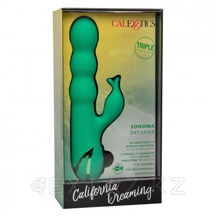 Вибратор-кролик мультискоростной CalExotics California Dreaming Sonoma Satisfier (12.75 x 3.25 см) от sex shop Extaz фото 12