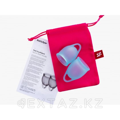 Набор менструальных чаш Satisfyer Feel confident 15 мл, 20 мл. от sex shop Extaz фото 4