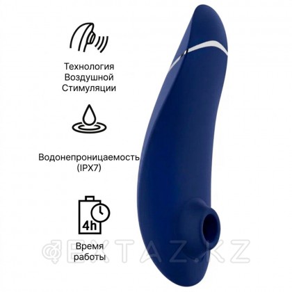 Бесконтактный клиторальный стимулятор Womanizer Premium 2 Blueberry от sex shop Extaz фото 13