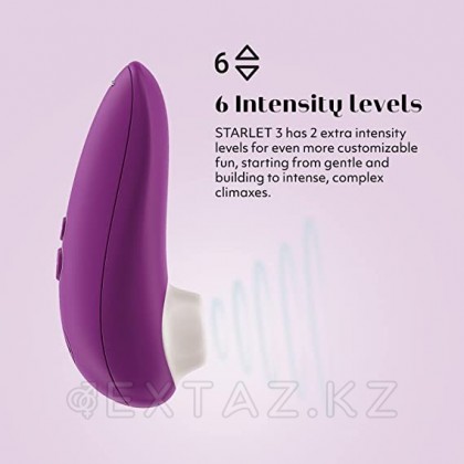 Бесконтактный клиторальный стимулятор Womanizer Starlet 3 фиолетовый от sex shop Extaz фото 2