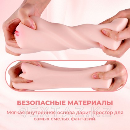Реалистичный мастурбатор в виде вагины и половых губ Candice от sex shop Extaz фото 14