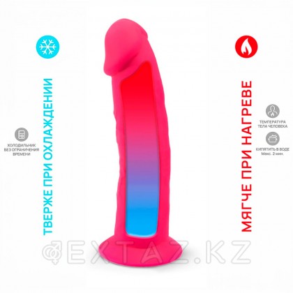 Реалистичный вибратор от Silexd Model 2, розовый  от sex shop Extaz фото 7