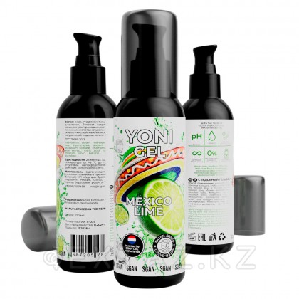 Лубрикант для орального секса SGAN YONI GEL со вкусом мексиканского лайма, 100 мл от sex shop Extaz