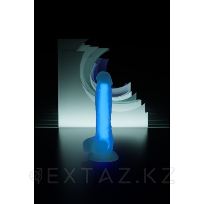 Фаллоимитатор Beyond by Toyfa Steve Glow  (20 см, синий, светится в темноте) от sex shop Extaz фото 5