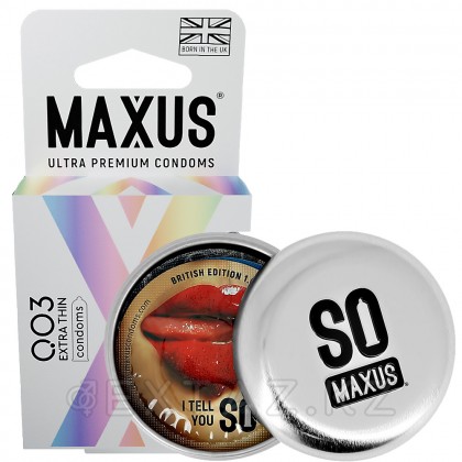 Презервативы экстремально тонкие Maxus Extra Thin 003, 3 шт. от sex shop Extaz фото 2