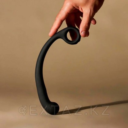 Стимулятор точки G SVibe Snail AXI с вибрацией и имитацией движений темно-серый от sex shop Extaz фото 5