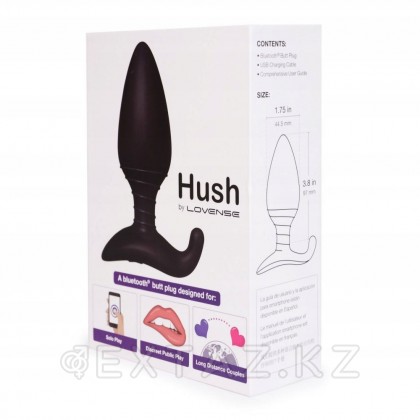 Анальная пробка со смарт-приложением Lovense Hush первого поколения (средняя 44,5*120мм) от sex shop Extaz фото 7