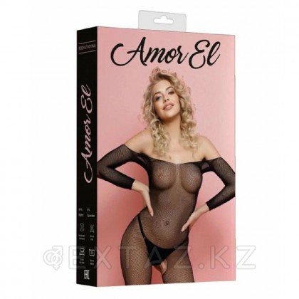 Боди-комбинезон с доступом Amor El Esponela в сетку со стразами, S-L от sex shop Extaz фото 2