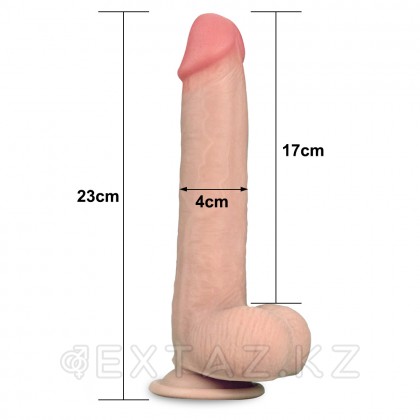 Реалистичный фаллоимитатор (двухслойный силикон) 23 Х 4 см. от sex shop Extaz фото 4