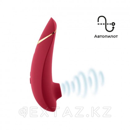 Бесконтактный клиторальный стимулятор Womanizer Premium 2 бордовый от sex shop Extaz фото 5