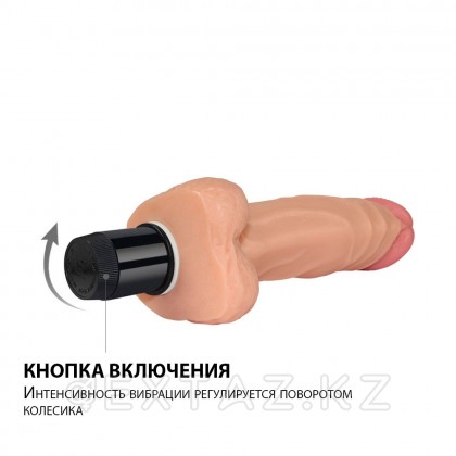 Вибратор реалистик гнущийся, 23,5 х 4 см от sex shop Extaz фото 3