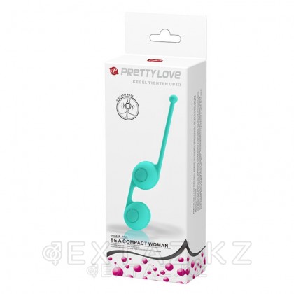 Вагинальные шарики бирюзовые. 3,5 см от sex shop Extaz фото 5