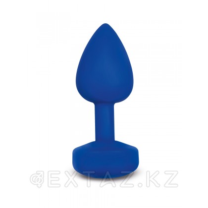 Маленькая дизайнерская анальная пробка с вибрацией Gvibe Gplug 8 см (ex. Fun Toys) ярко-синий от sex shop Extaz