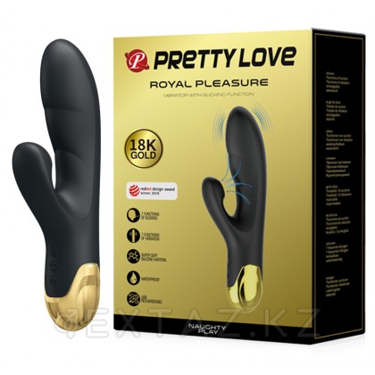 Вибратор с вакуумной стимуляцией клитора Royal Pleasure от sex shop Extaz