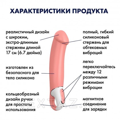 Вибратор для точки G Satisfyer Vibes Master 23.5 см от sex shop Extaz фото 5