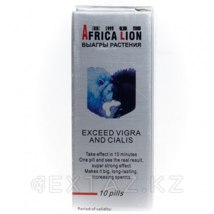 Мужской возбудитель Africa Lion 10 табл. от sex shop Extaz фото 2