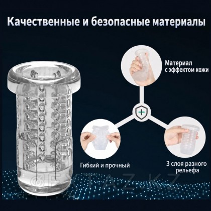 Автоматический мастурбатор с фрикцией и функцией вращения на подставке от sex shop Extaz фото 8