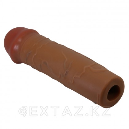 Реалистичная насадка на пенис Nile, коричневый, 16,5 см от sex shop Extaz фото 4