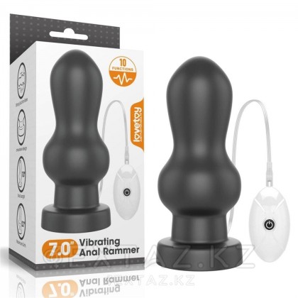 Большая анальная вибровтулка Rammer с пультом ДУ (18*7) от sex shop Extaz фото 2