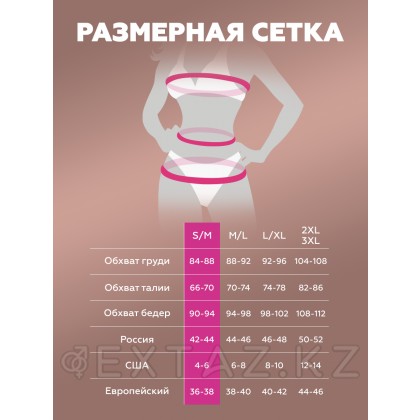 Контурный комплект с кружевом и стрепами Muse) (S/M) от sex shop Extaz фото 4