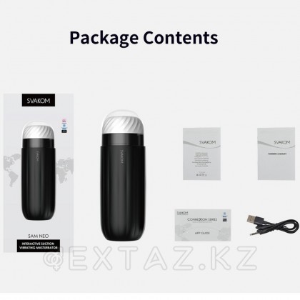 Интерактивный мужской мастурбатор Sam Neo с вибрацией Svakom от sex shop Extaz фото 7