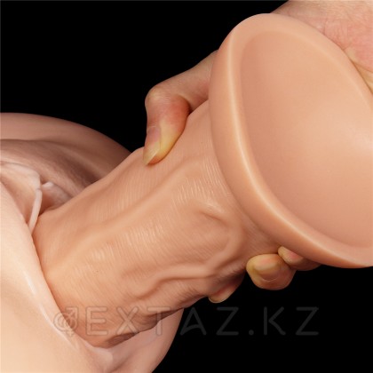 Фаллоимитатор на присоске Realistic Curved Dildo (24 см) от sex shop Extaz фото 12