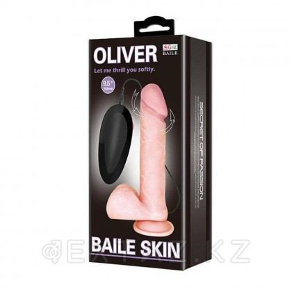 Реалистичный вибратор Oliver на присоске (19,5×4,4 см) от sex shop Extaz фото 2
